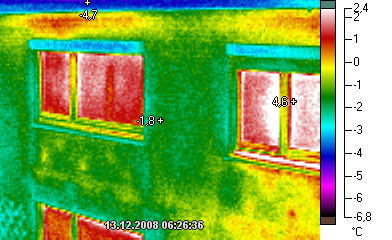 Bild Gebäudethermografie